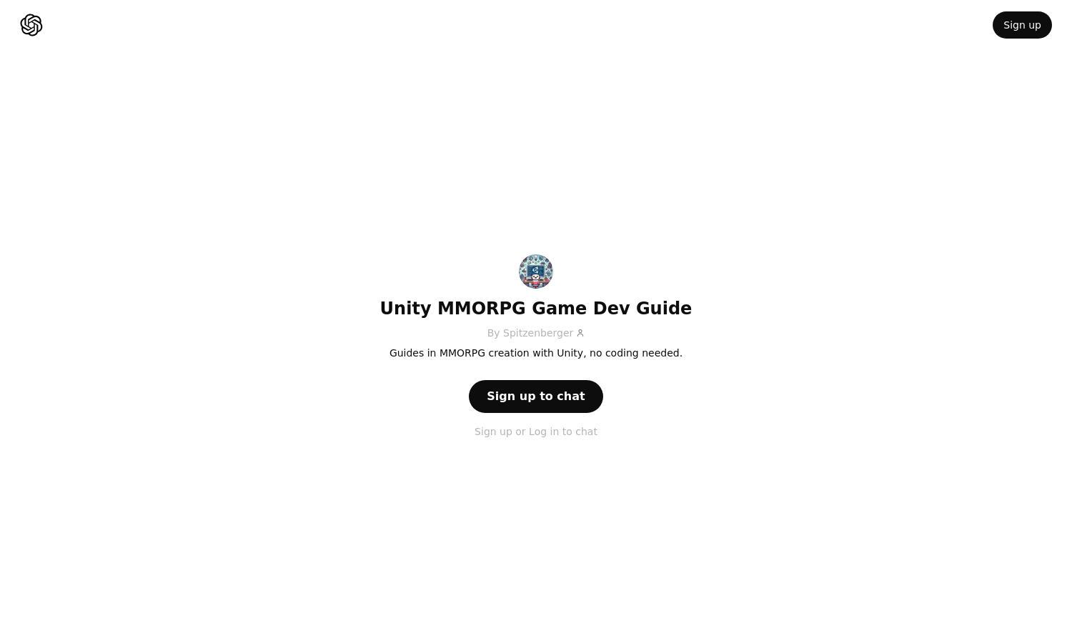 ChatGPT - Unity MMORPG Game Dev Guide Website