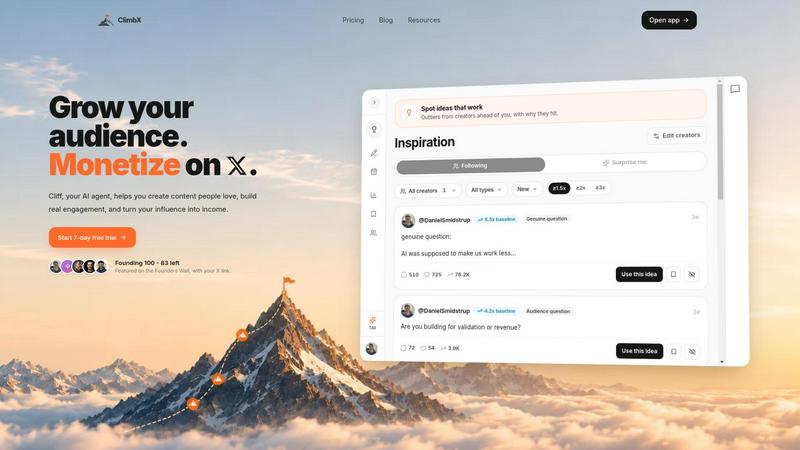 ClimbX screenshot