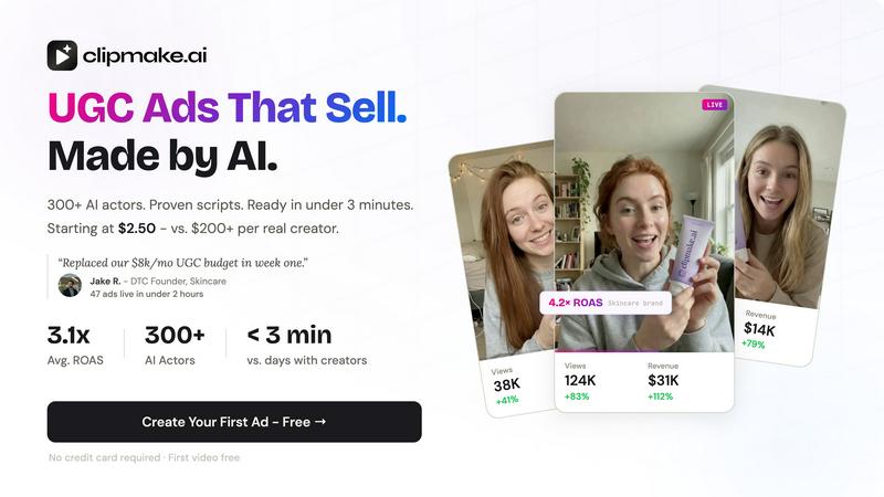 ClipMake application interface and features