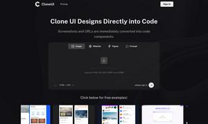 CloneUI Website