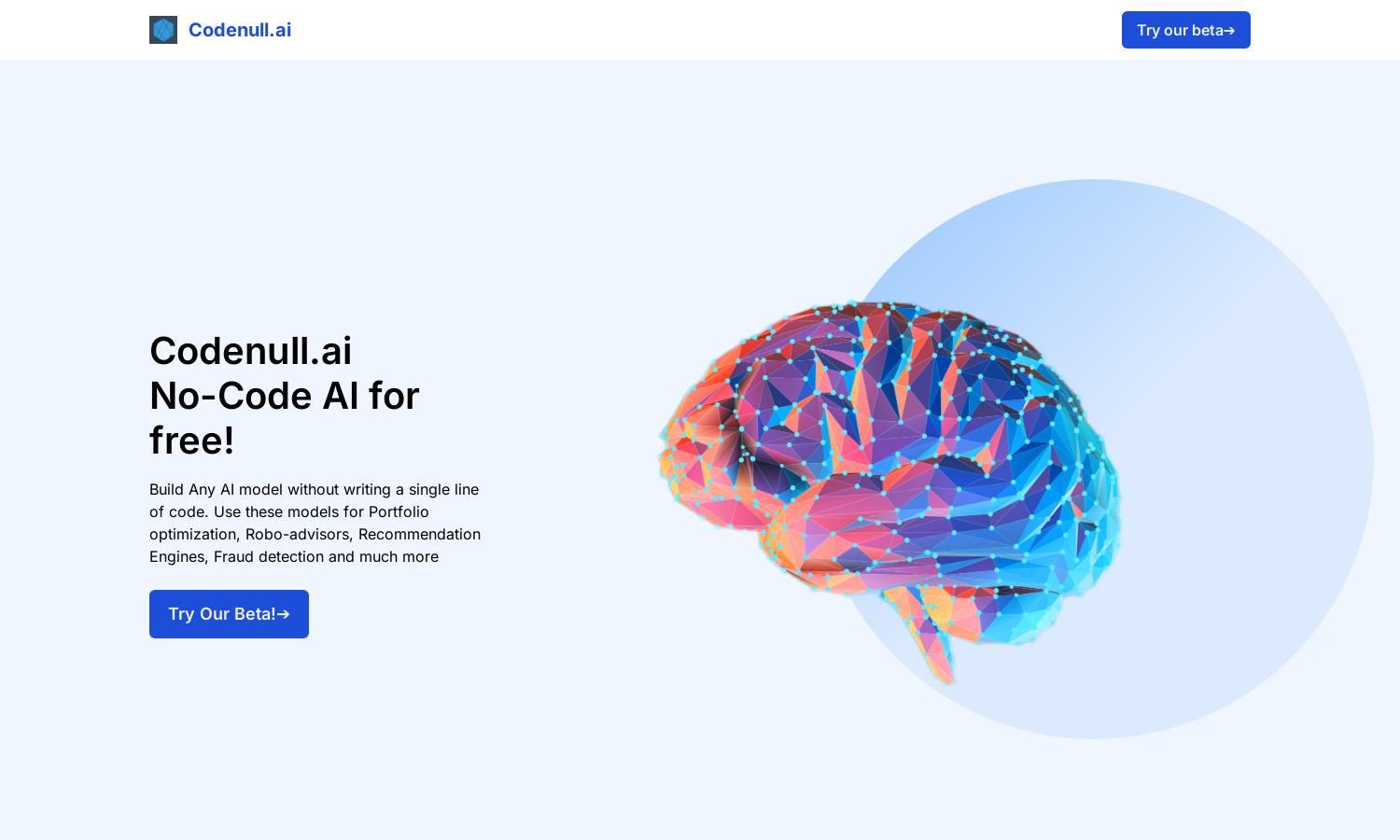 Codenull.ai Website