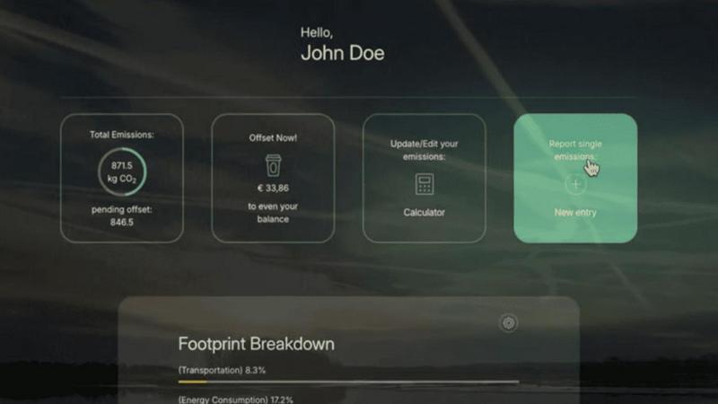 Coffset application interface and features