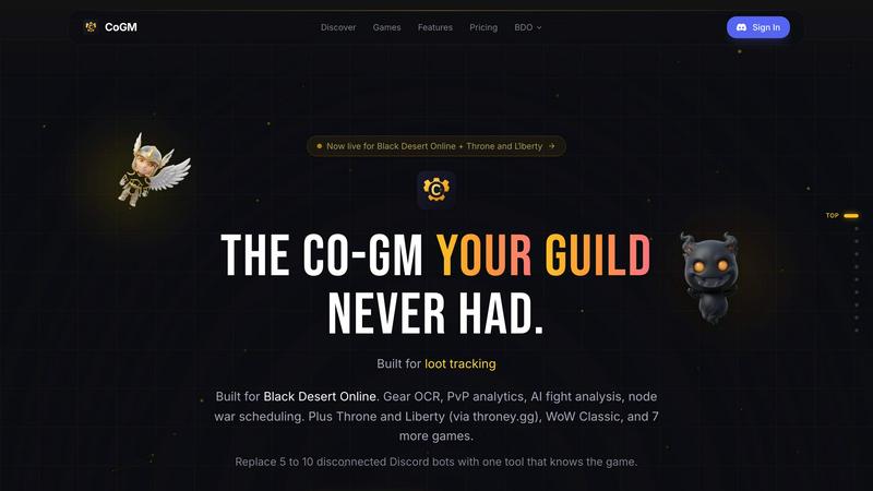 Co-GM screenshot