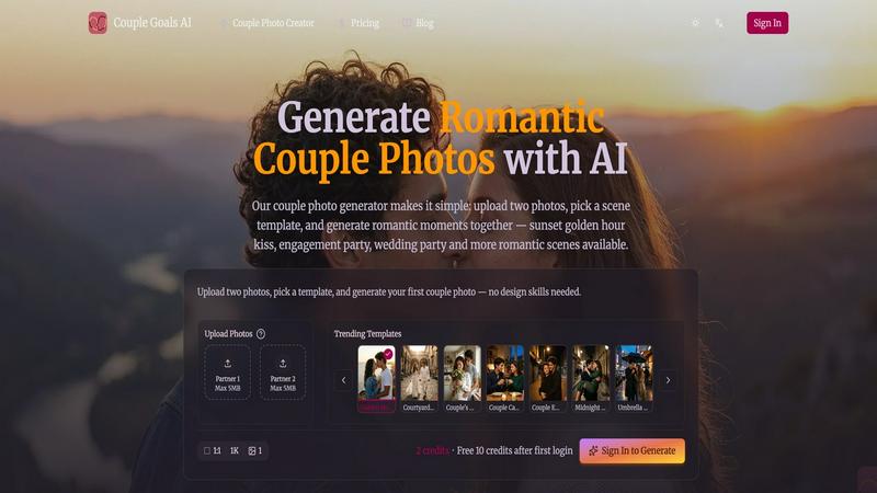 CoupleGoalsAI screenshot
