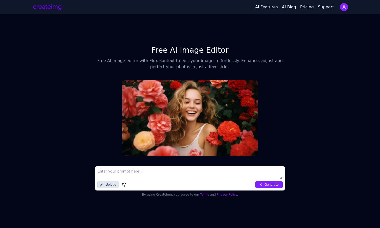 CreateImg Website