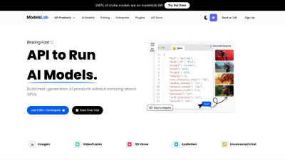 ModelsLab - AI tool for AI Assistants