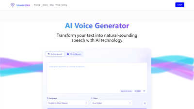 Lovevoice AI - AI tool for Accessibility
