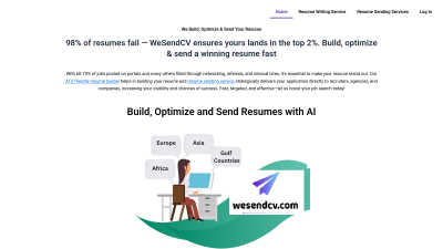 Wesendcv - AI tool for Career & Jobs