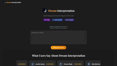 Dream Interpretation - AI tool for Accessibility