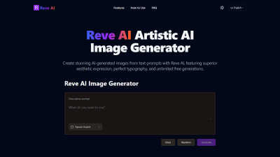 Reve AI - AI tool for Content Creation