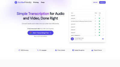 ScribeFriendly - AI tool for Accessibility