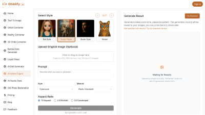 Ghiblify.im - AI tool for Accessibility