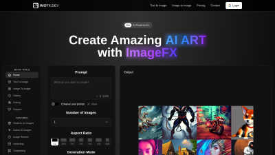 ImageFX - AI tool for Content Creation
