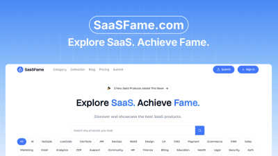 SaaSFame - AI tool for Development