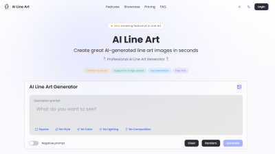 AI Line Art - AI tool for Avatars