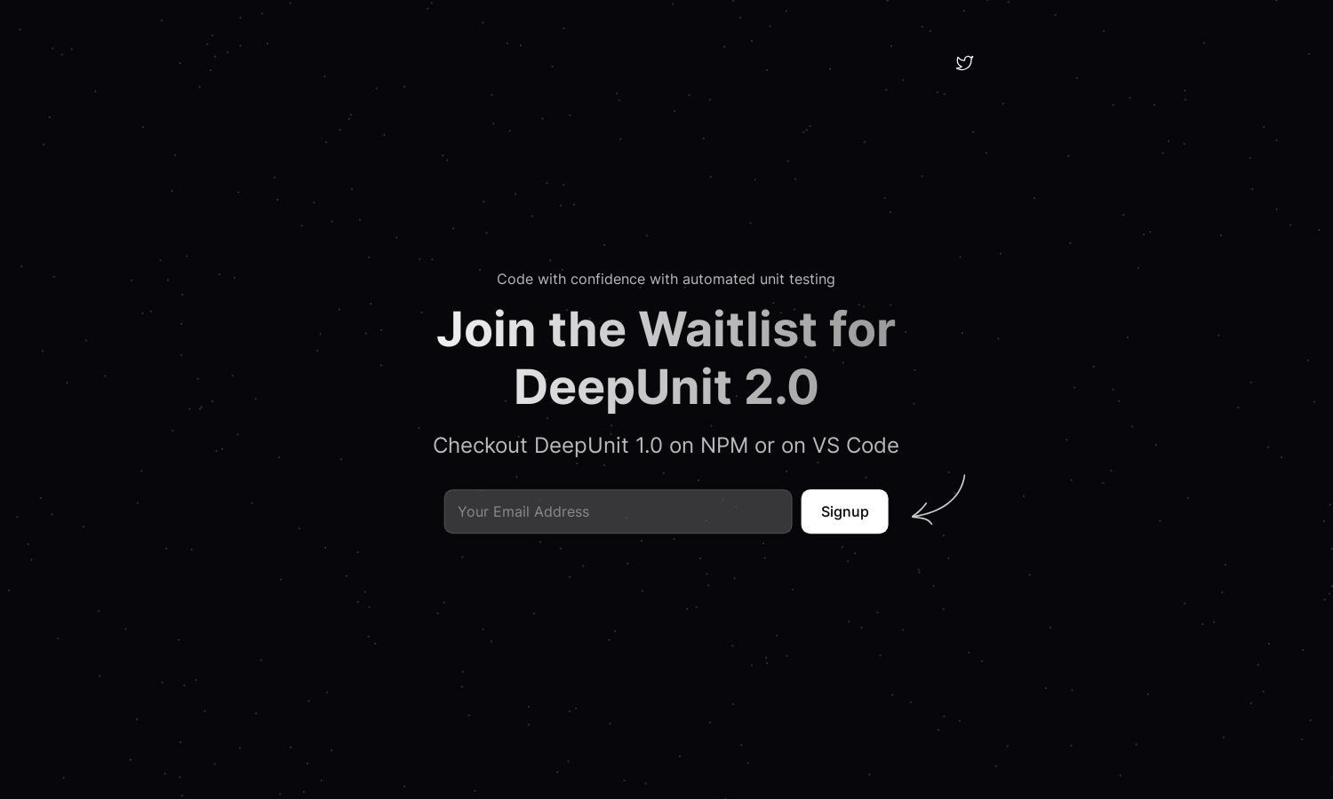 DeepUnit Website