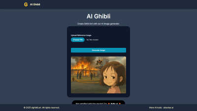 AI Ghibli Art - AI tool for Content Creation