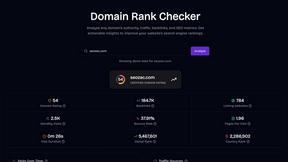 Domain Rank App - AI tool for productivity