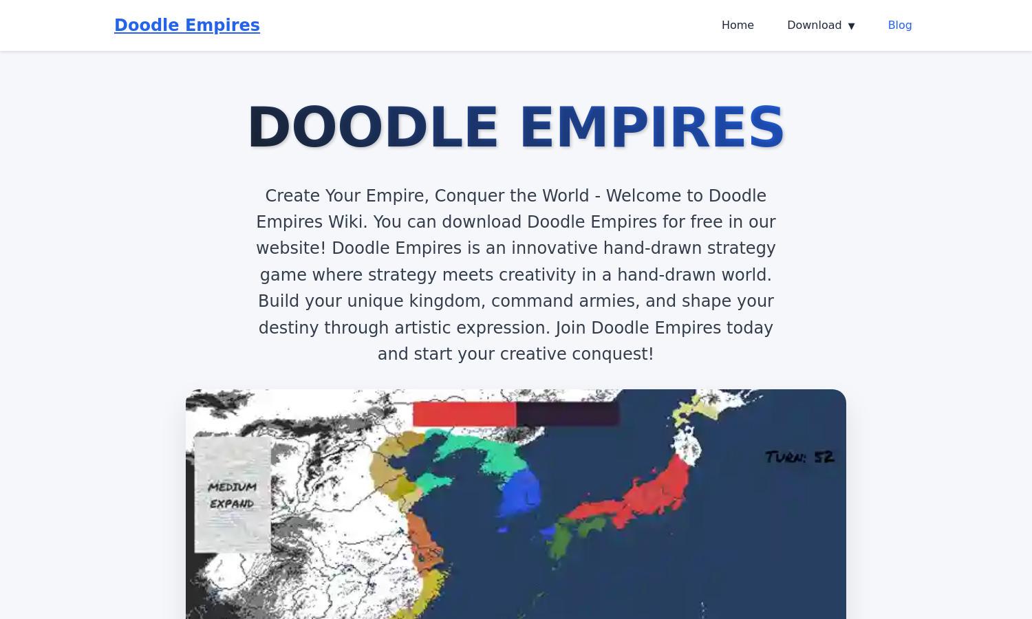 Doodle Empires Website