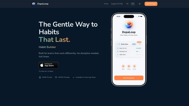 DopaloopApp application interface and features