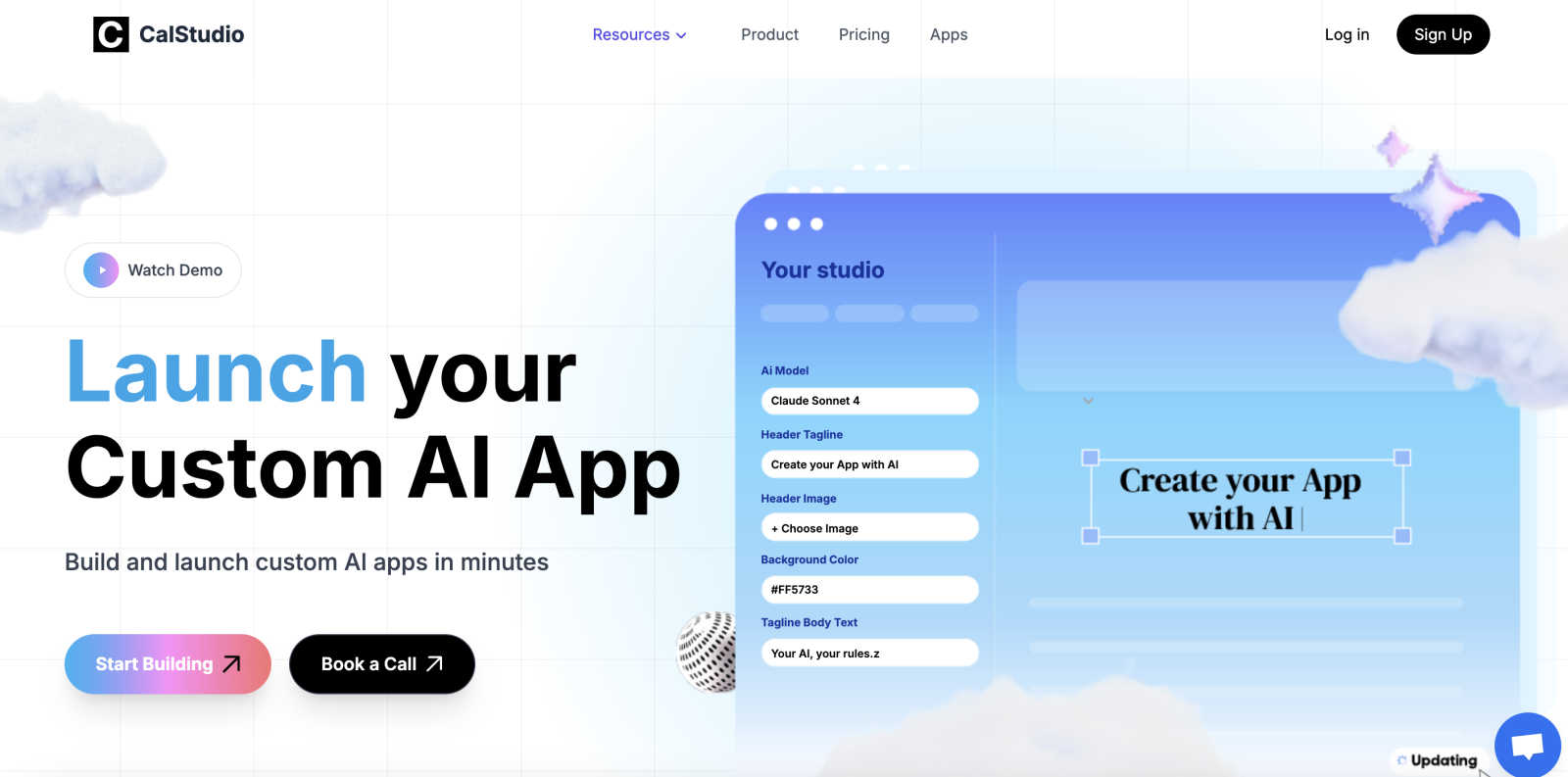 CalStudio application interface and features