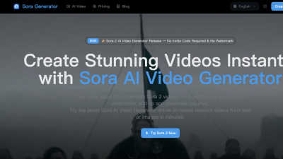 Sora AI Video Generator - AI tool for Video