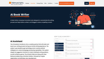 Manuscripts.ai - AI tool for Blogging & Publishing