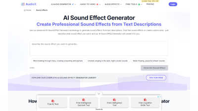 AudioX - AI tool for Audio & Music