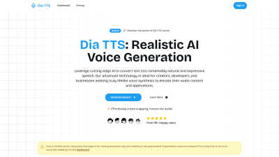 Dia TTS - AI tool for Accessibility