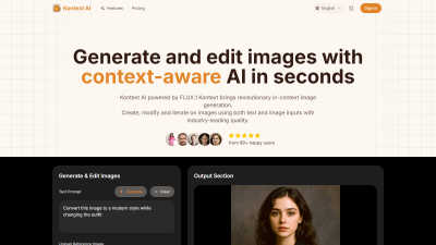Kontext AI - AI tool for Content Creation