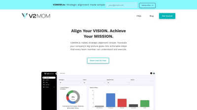 V2MOM.io - AI tool for Analytics & Data