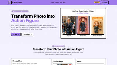AI Action Figure Generator - AI tool for Avatars
