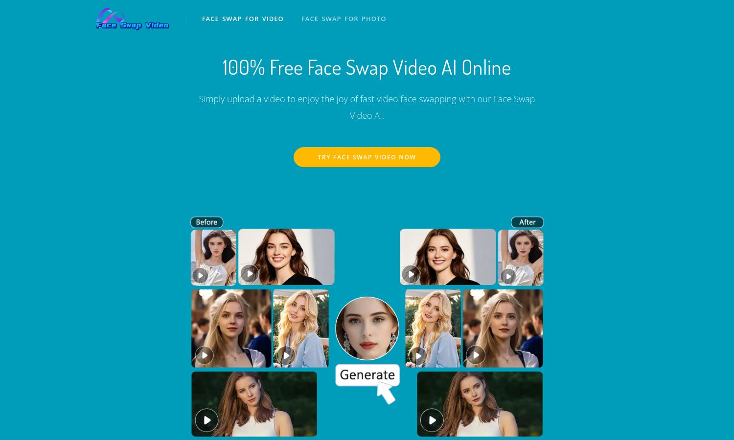 Face Swap Video Website