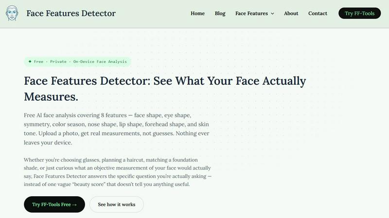 Face Features Detector screenshot