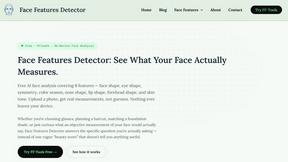 Face Features Detector