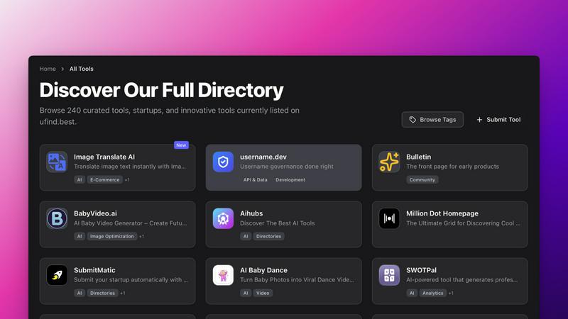 FamedTools application interface and features