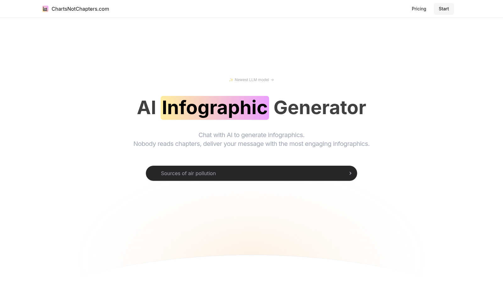 Charts Not Chapters application interface and features