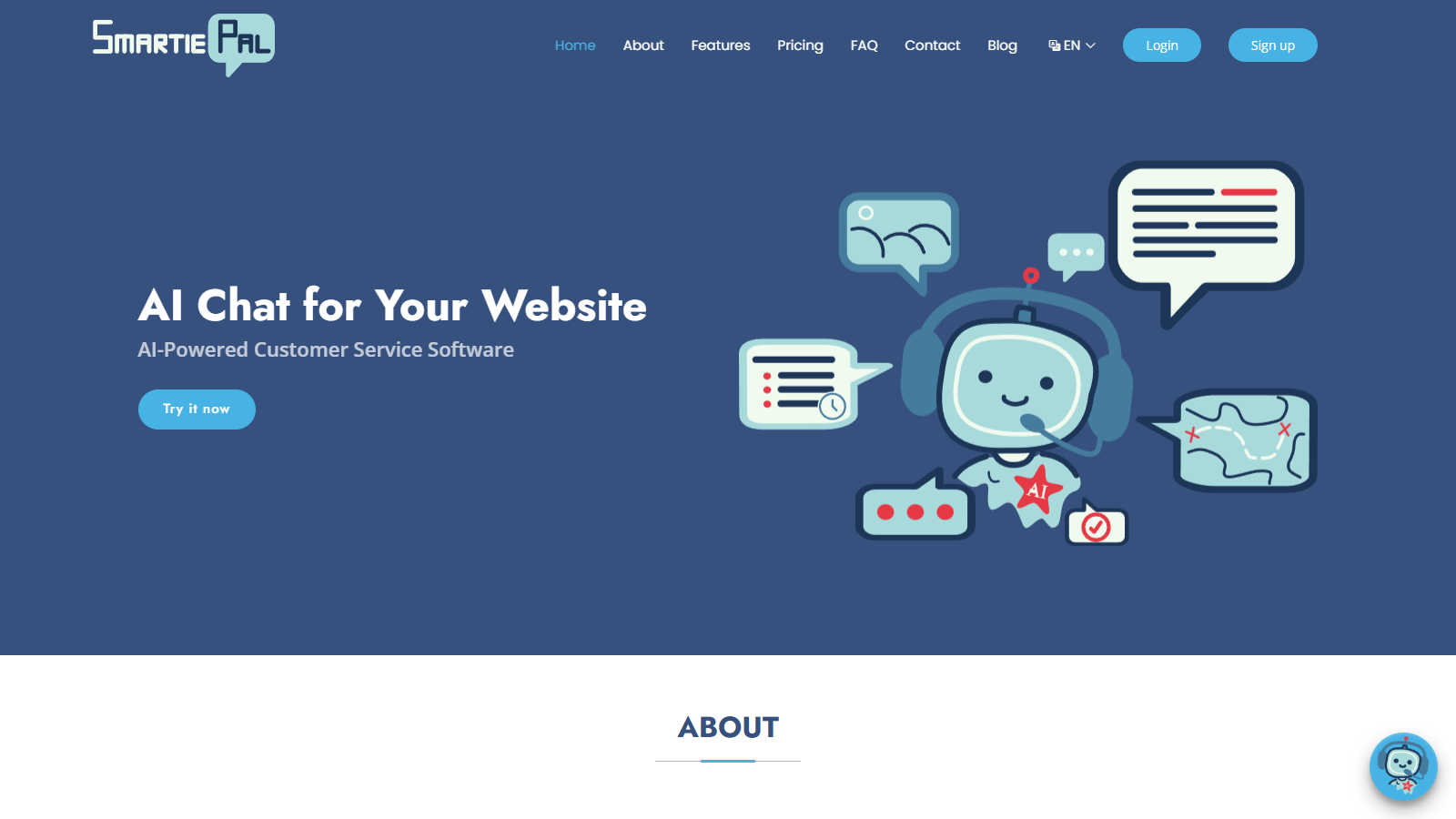 SmartiePal application interface and features