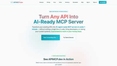 APIMCP.dev - AI tool for Development