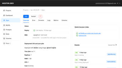 Hostim.dev - AI tool for Development