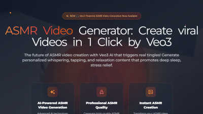 ASMR Video - AI tool for Video