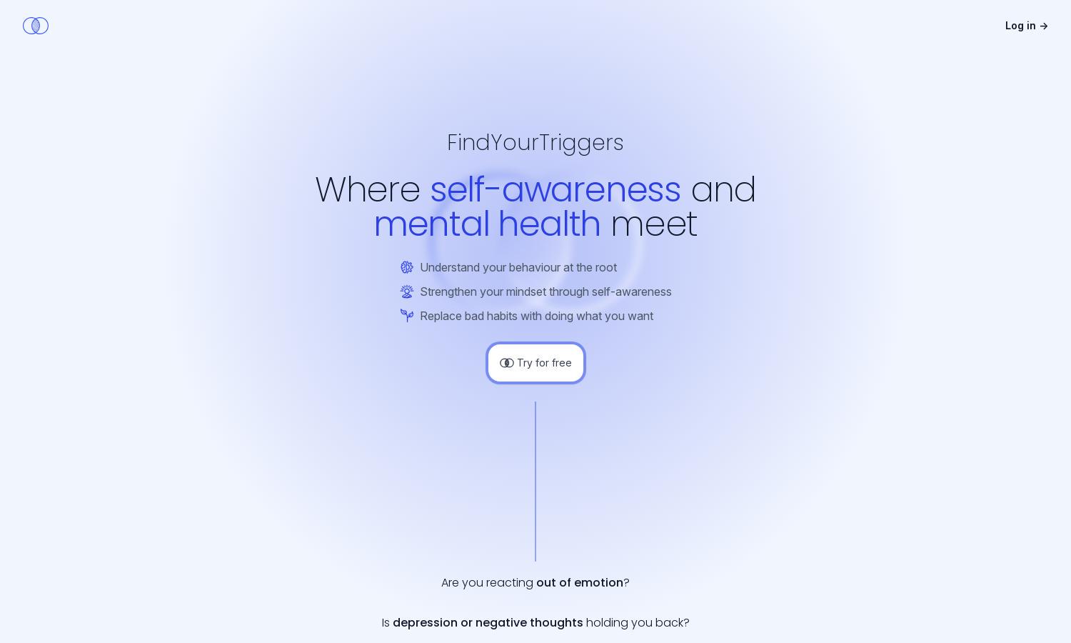 FindYourTriggers Website