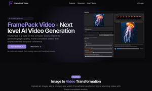 FramePack Video Website