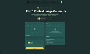 Free Flux Kontext Image Generator Website