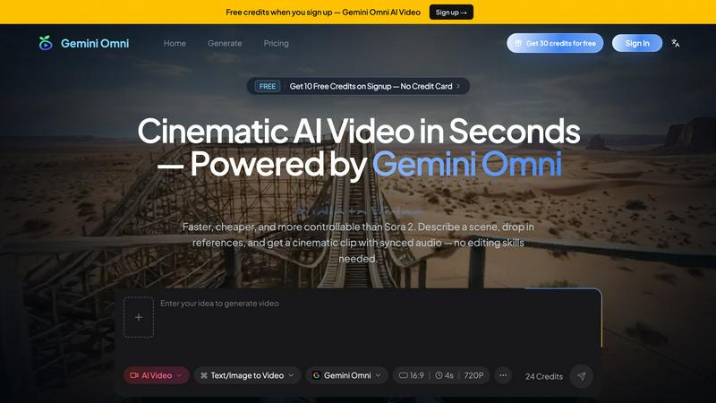 Gemini Omni screenshot