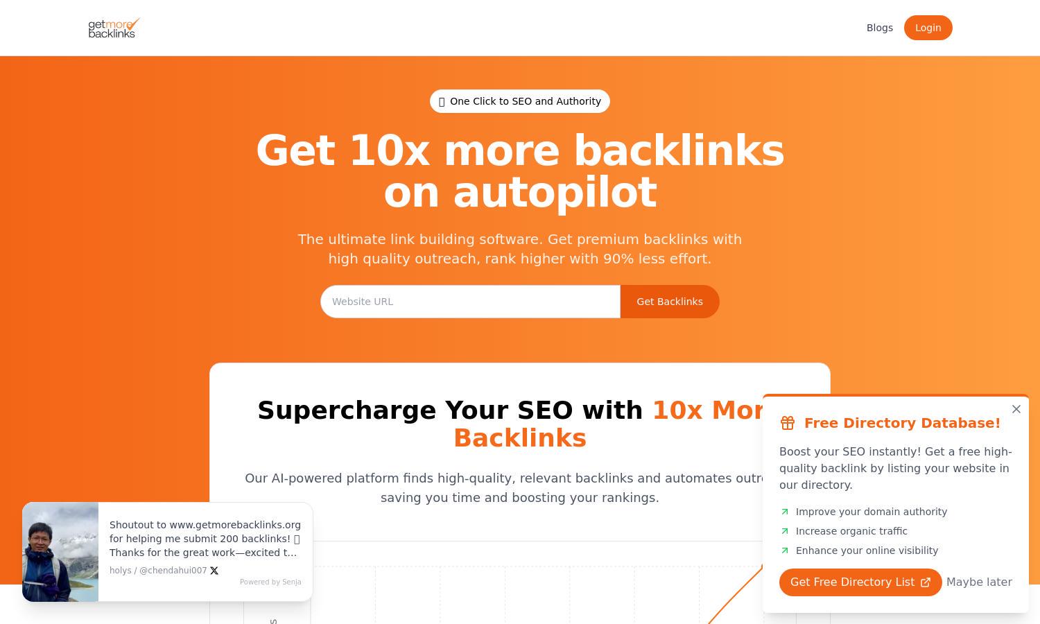 GetMoreBacklinks Website