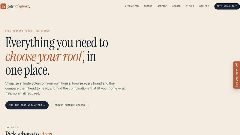 RoofReport screenshot