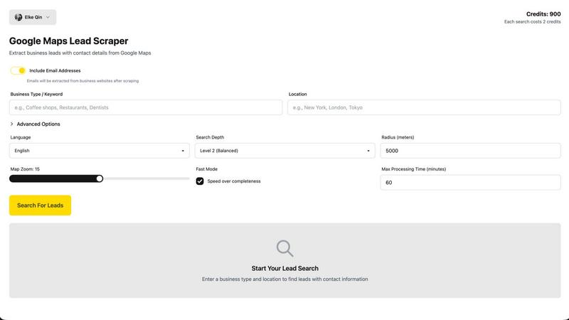 GmapsScraper AI screenshot