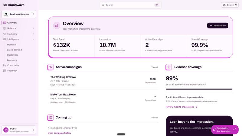 Brandwave screenshot