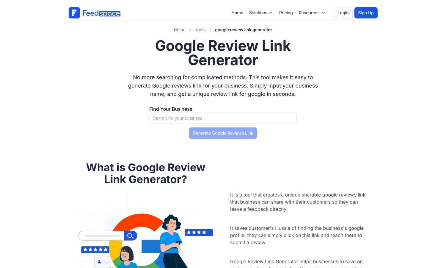Google Review Link Generator Website